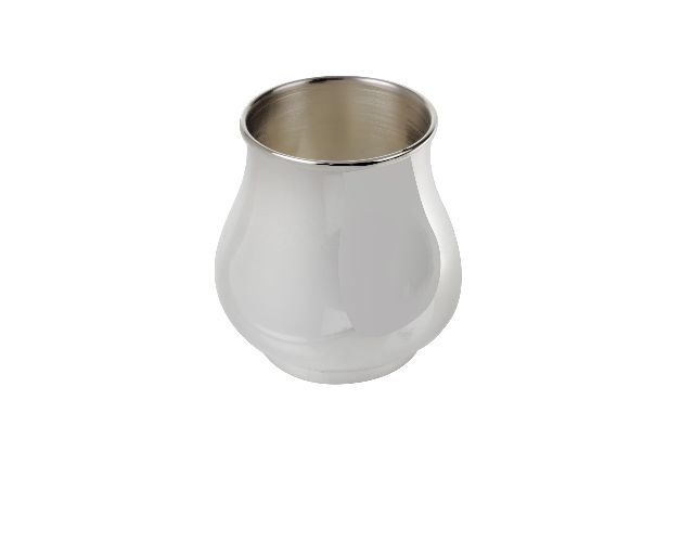 Portapenne argento panciuto