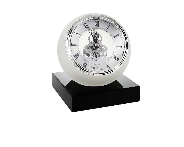 Orologio da tavolo cristallo con movimento a vista