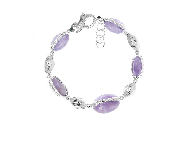Bracelet provenza silver with amethyst
