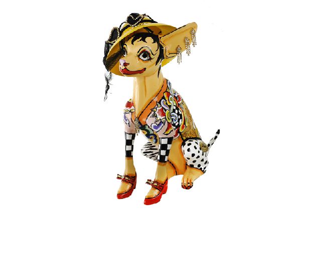 Chihuahua frida l hand painted