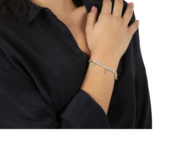 Bracelet ground animals silver