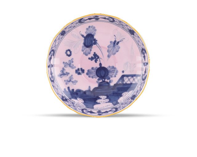 Tea saucer oriente italiano azalea porcelain