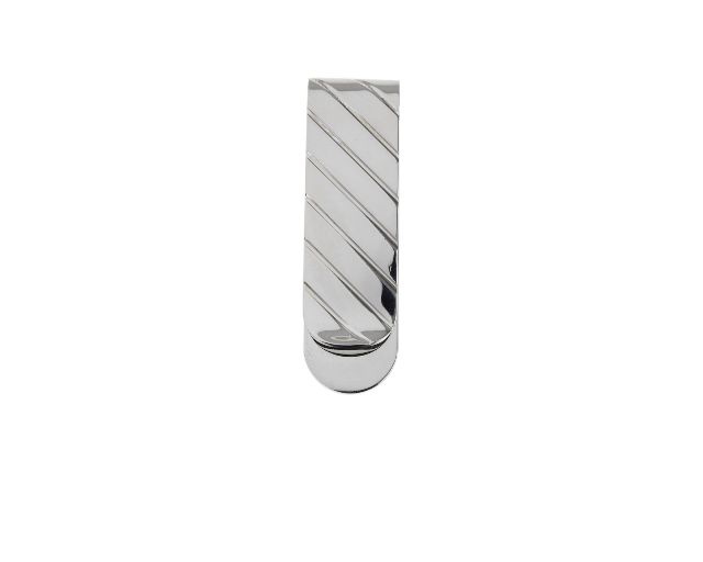 Money clip silver stripes