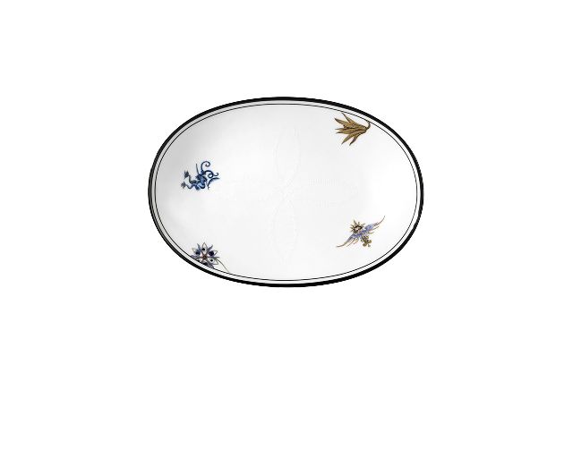 Pickle dish arcadia bianco porcelain