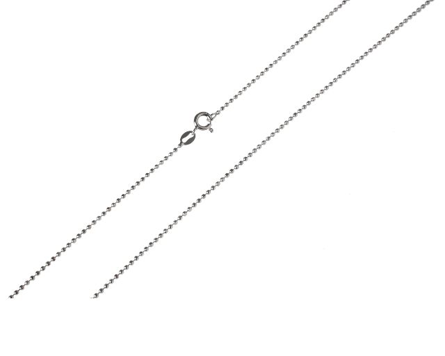 Catenina Argento A Palline Diamantate Selezione Zanolli 131717 611cl00193