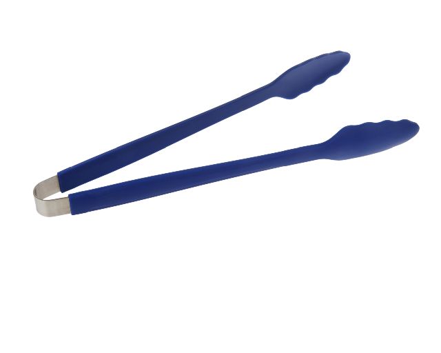 Pinza per barbecue blu profondo