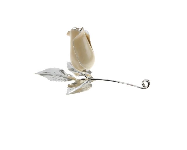 Bomboniera Rosetta Bocciolo Perla Silver Plated Con Essenza E Scatola Selezione Zanolli 150829 589r47223pcs