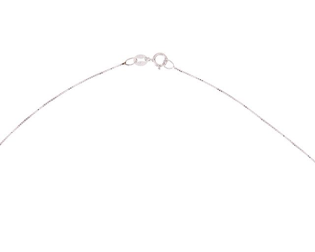 Collana Oro 750 Con Acquamarina Goccia E Diamanti Selezione Zanolli
