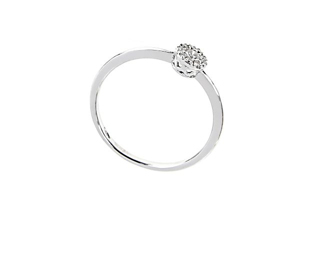 Anello oro 750‰ con diamanti