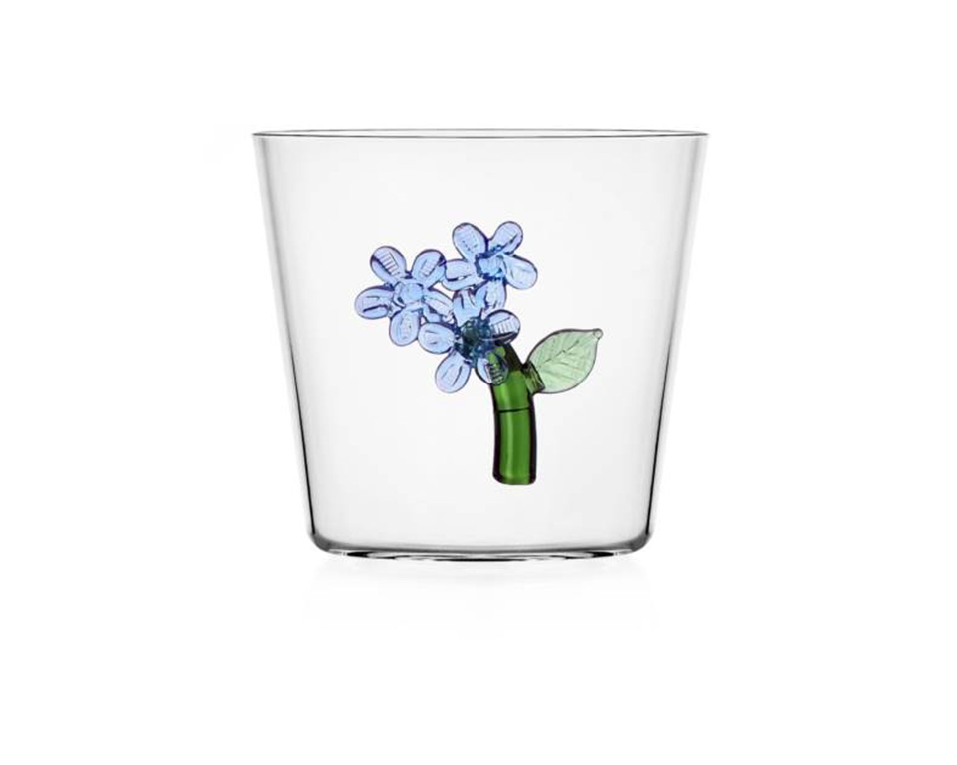 Tumbler Glass Botanica Blue Flower Ichendorf