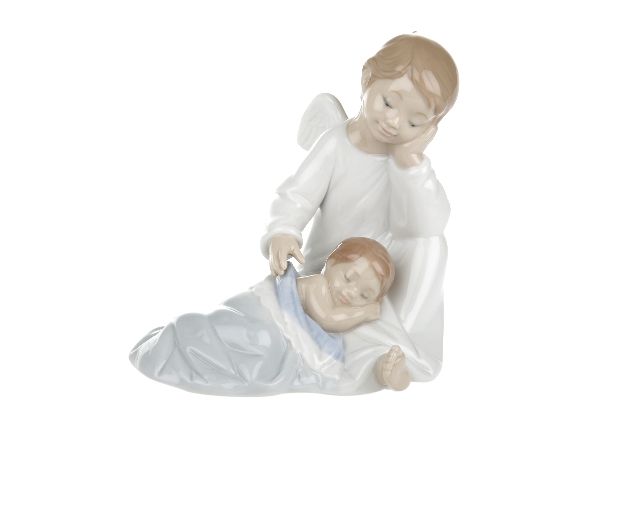 My Guardian Angel Porcelain Blue Lladro