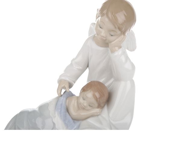 My Guardian Angel Porcelain Blue Lladro