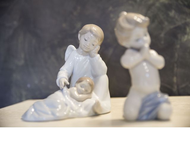 My Guardian Angel Porcelain Blue Lladro