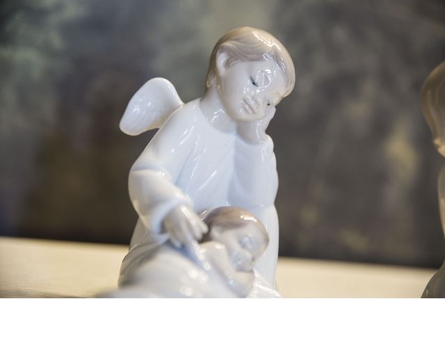 My Guardian Angel Porcelain Blue Lladro