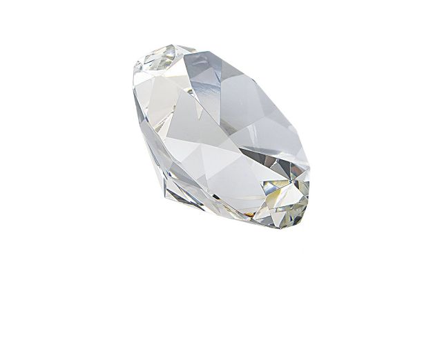 Paperweight diamante cristallo