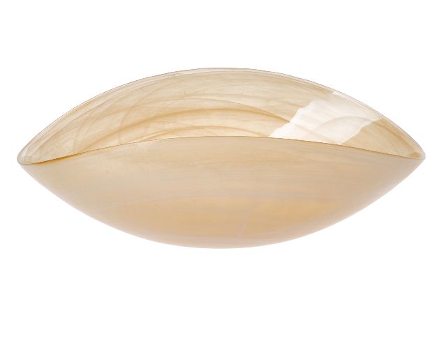 Centrotavola arco piegato bianco miele