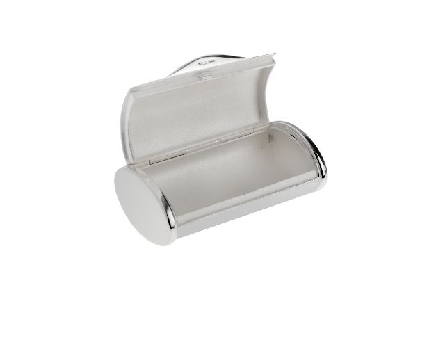 Pill Box Silver Rectangular With Oval Sides Selezione Zanolli 148198 925sc66