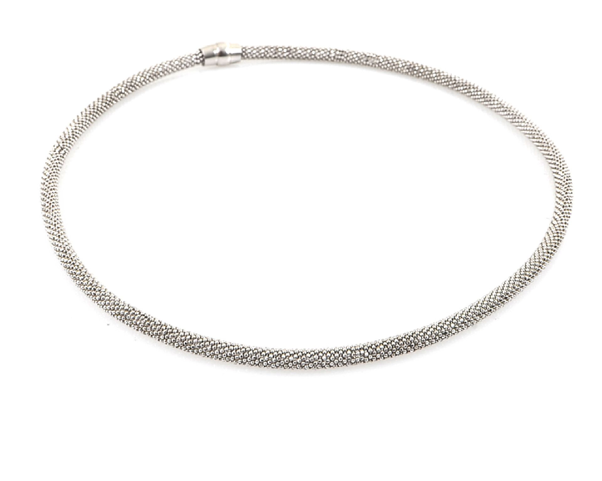 Necklace Silver Rhodium With Magnet Closure Selezione Zanolli 10793 2vcl907rodio