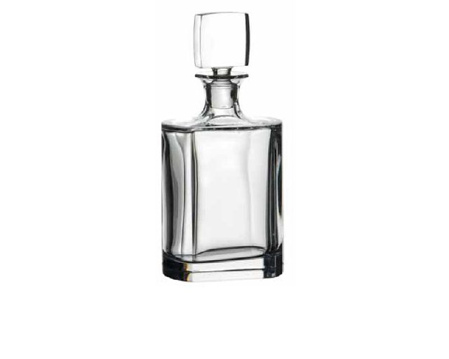 Whisky bottle manhattan crystal with cap