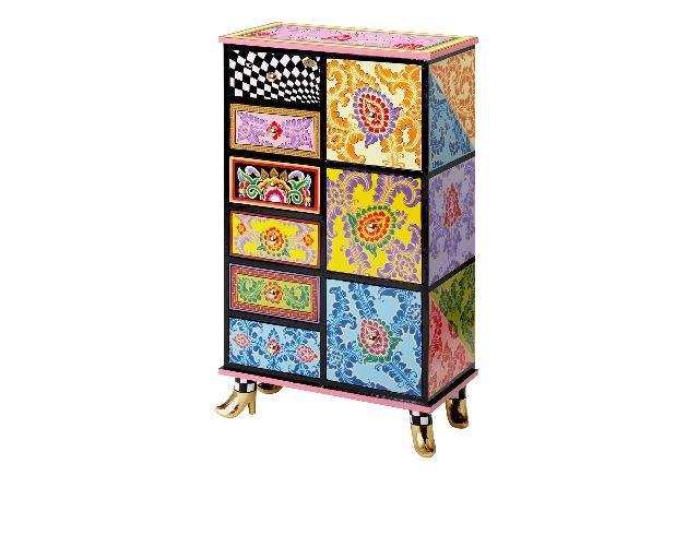 Cabinet capri hand painted