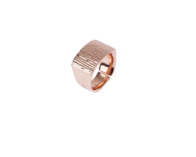 Ring in rosè bronze