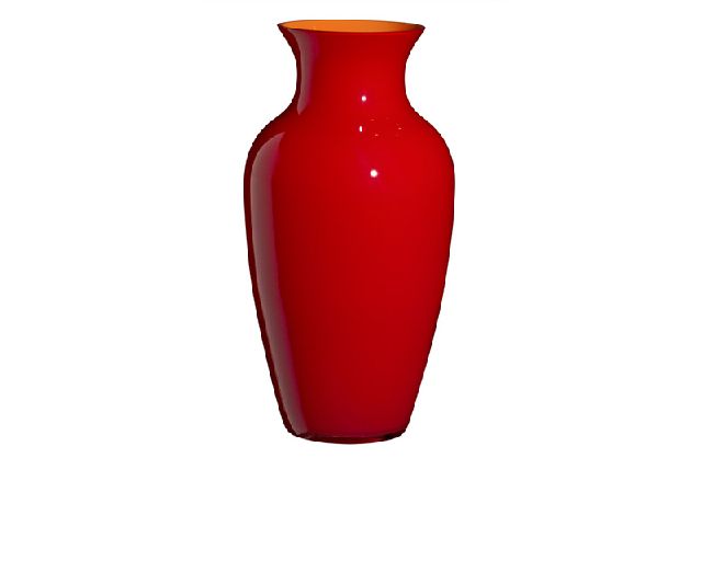 Vaso I Cinesi Vetro Di Murano Aragosta Rosso Moretti Arancio Carlo Moretti 40007 6771975ra