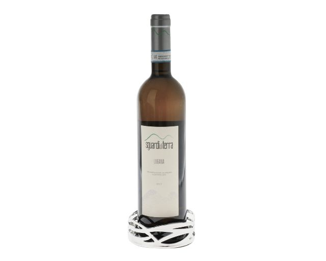Confezione Sottobottiglia Onde Argento Trilaminato Con Tappo E Salvagoccia Selezione Zanolli 190502 624w5041tpsg