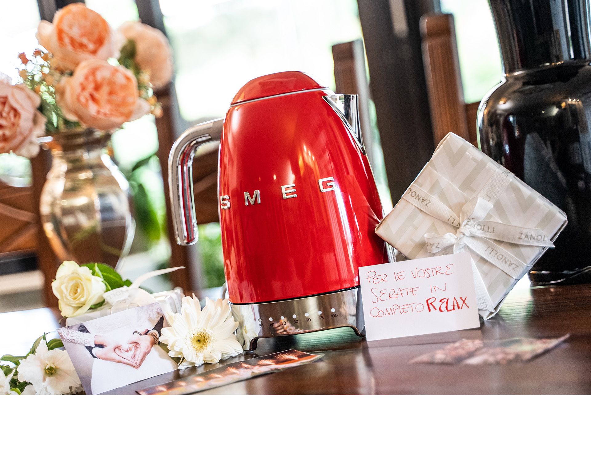 Bollitore A Temperatura Variabile Rosso Smeg 149650 891klf04rdeu