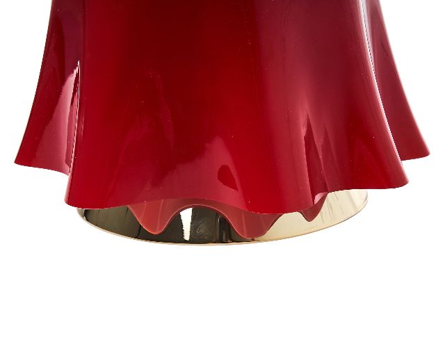 Lampada Da Tavolo Fantasmino Xl Vetro Di Murano Rosso E Lattimo Venini 183767 93184763rvla