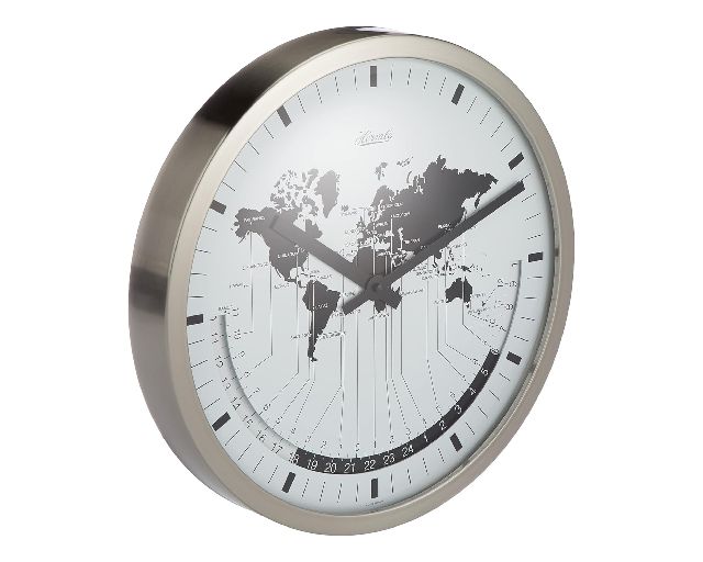 Wall clock steel