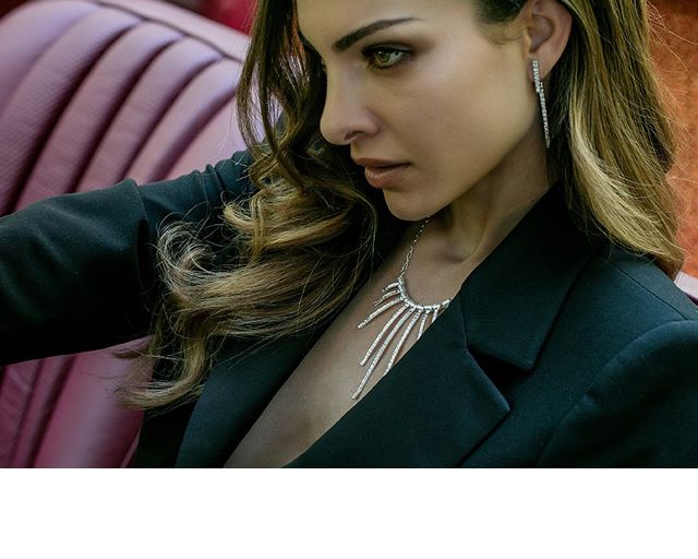 Collana Samantha Argento Con Barrette Centrali Martellate Degrade Selezione Zanolli 184545 922cn6386