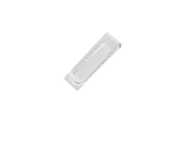 Money Clip Silver With Leather Decoration Selezione Zanolli 166486 2v514fs