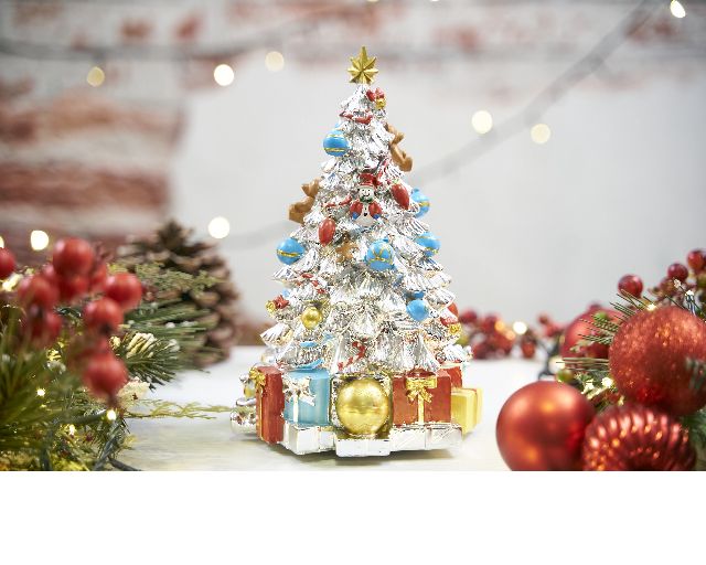 Idea regalo natale carillon albero di natale