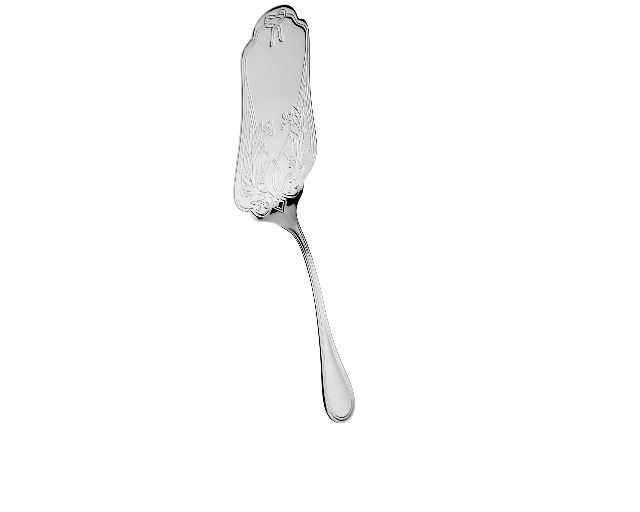 Paletta Tartina Silver Plated In Stile Inglese Con Ciuffo Portaconfetti Selezione Zanolli 171172 0339420122hx