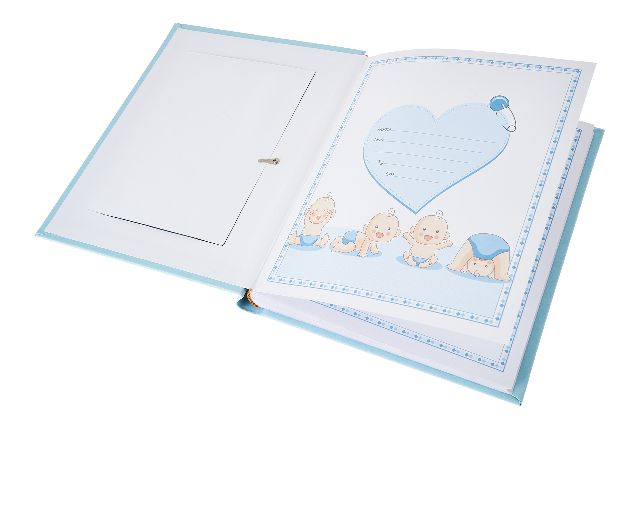 Photo Album Teddy Bear With Heart Blue Selezione Zanolli 180514 445735802c