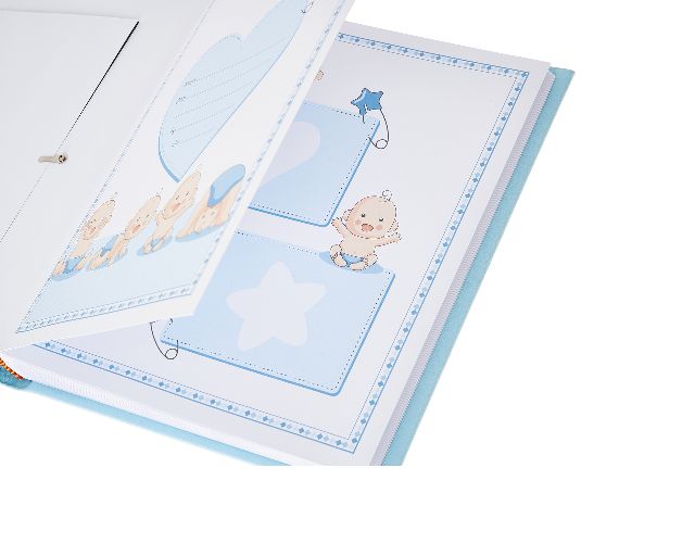 Photo Album Teddy Bear With Heart Blue Selezione Zanolli 180514 445735802c