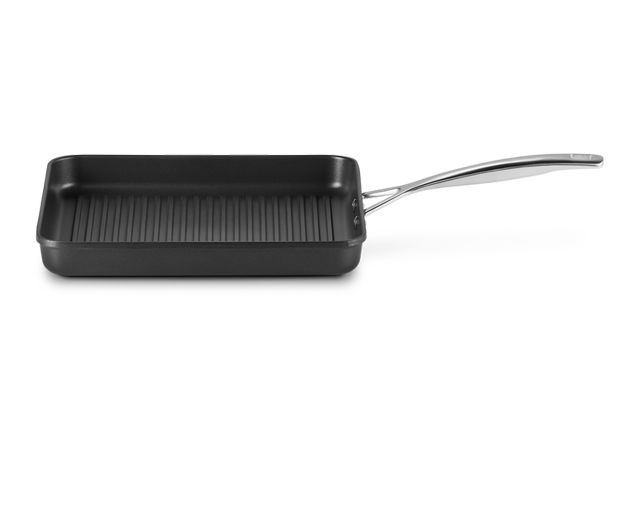 Grill in non-stick alluminium black