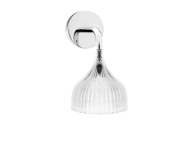 Lampada applique e' trasparente