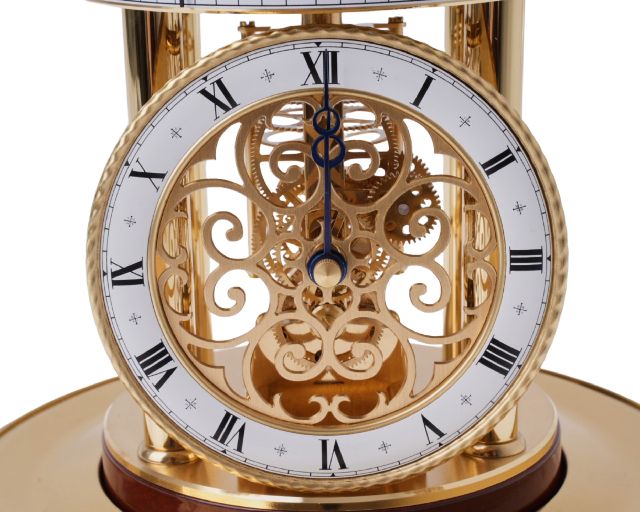 Table Clock Astrolabium Mahogany Hermle 190434 888he22836072987