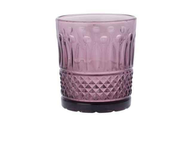 Water glass barocco amethyst