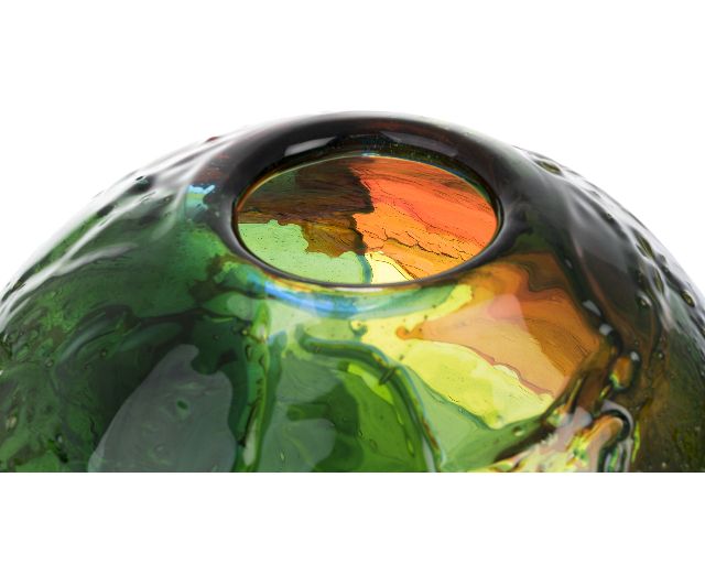 Vaso Geacolor Vetro Di Murano Multicolore Venini