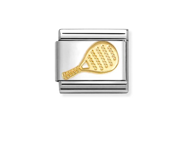 Padel composable acciaio e oro