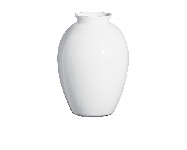 Vaso lopas vetro di murano latte