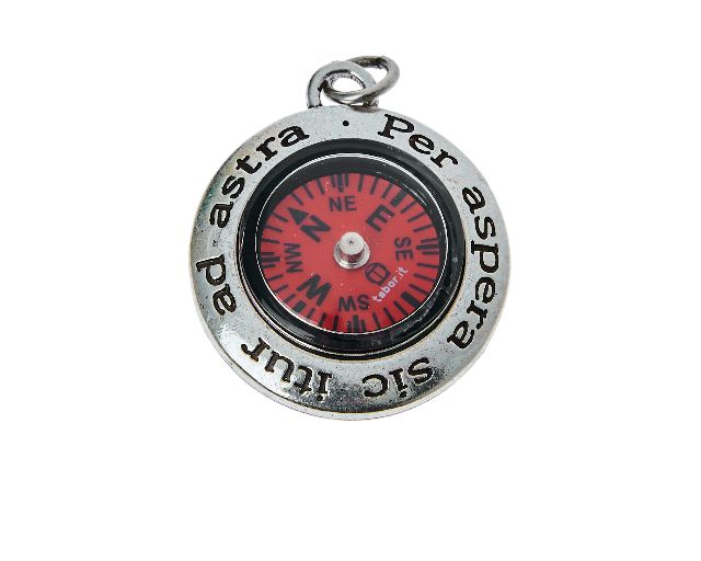 Pendant compass red