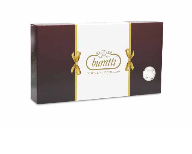 Confetti cuore cioccolato bianco in confezione da 1 kg