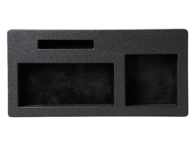 Organizer in ecopelle nero