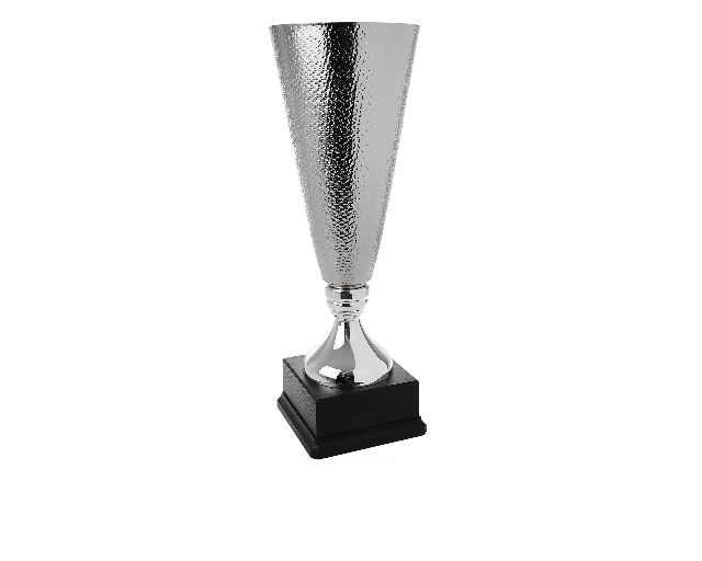 Coppa con base in legno