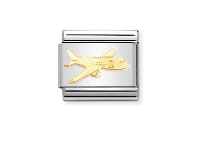 Aereo composable acciaio e oro