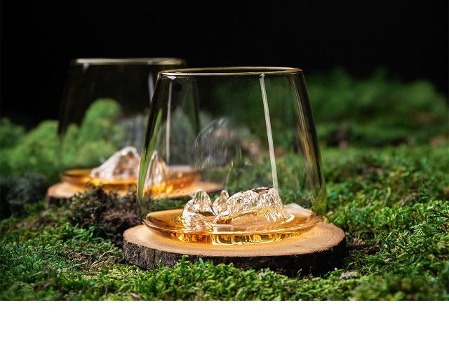 Whisky Glass Set Topographic Grand Canyonmatterhorn 2 Pieces Alaskan Maker 189439 200gm