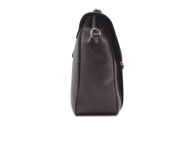 Cartella Job Pelle Testa Di Moro A Due Tasche Selezione Zanolli 171680 9381002brw
